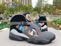 Air Jordan 8 High-Top Sneakers – Gray & Black