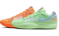 Nike Orange & Light Green Mismatched Low-Top Sneakers