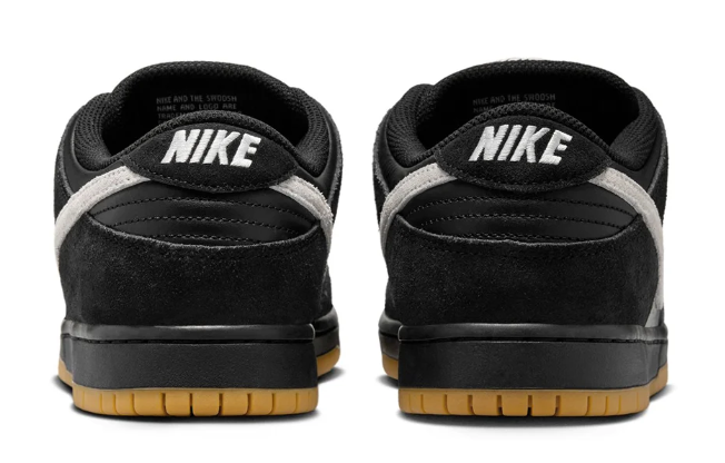 Nike SB Dunk Low Pro 'Black/White' – Gum Sole