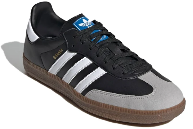 adidas Samba Vegan Unisex Casual Sneakers Black White Brown