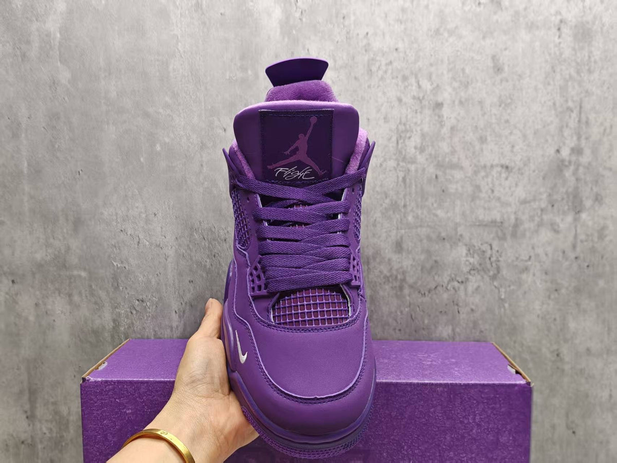 Air Jordan 4 Purple Sneakers
