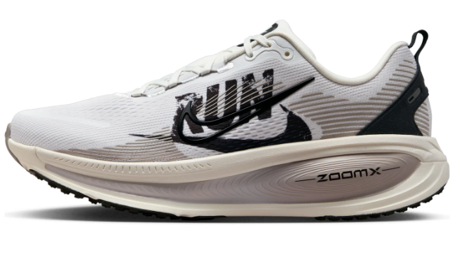 White & Black Sneakers with Graphic Details