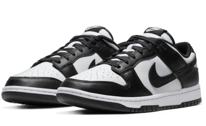 Nike Dunk Low 'Panda' Black White Sneakers