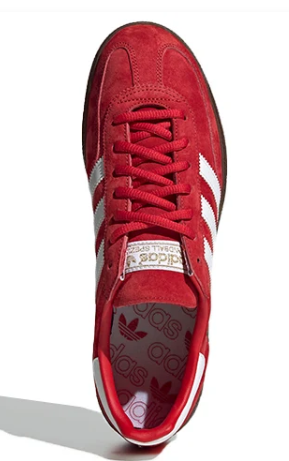 adidas Spezial Red & White Gum-Sole Sneakers