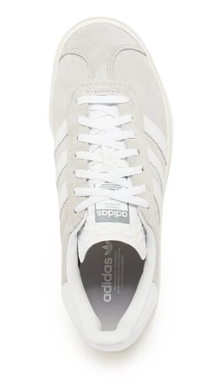 adidas Gazelle Bold Women's Platform Sneakers – Grey & White