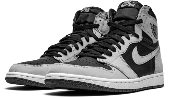 Air Jordan 1 High OG Shadow 2.0 Black & Grey Sneakers