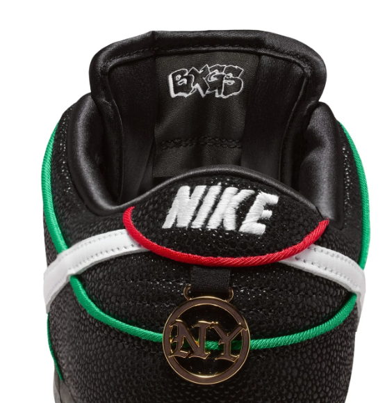 Nike SB Dunk Low Pro QS Black/White – Challenge Red