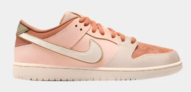 Peach & Cream Low-Top Sneakers