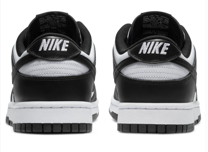 Nike Dunk Low 'Panda' Black & White Sneakers