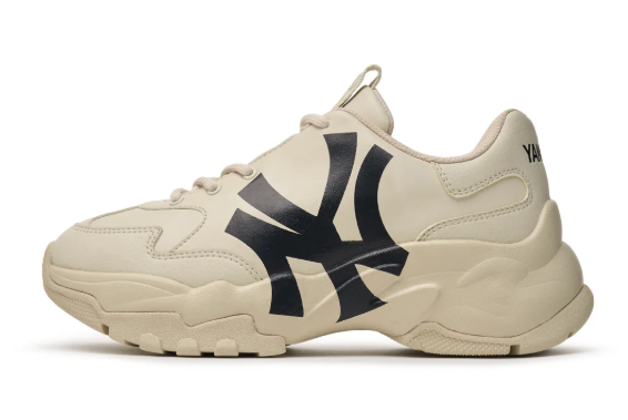 MLB Big Ball Chunky A NY Yankees Sneakers – Beige