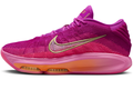 Magenta Sneakers with Gold-Tone Accents