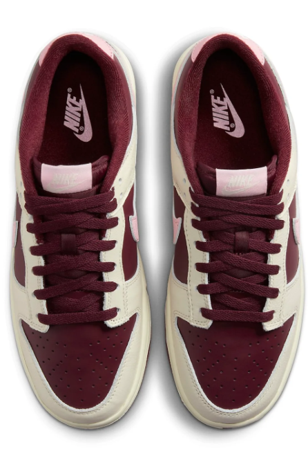 Purple & White Low-Top Sneakers