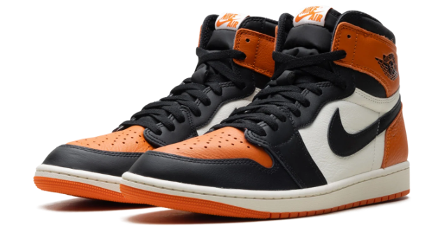 Air Jordan 1 High OG – Orange, Black & White