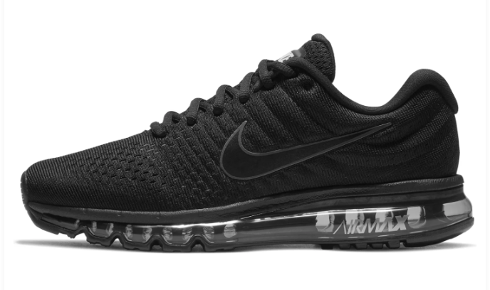 Nike Air Max Black Low-Top Sneakers